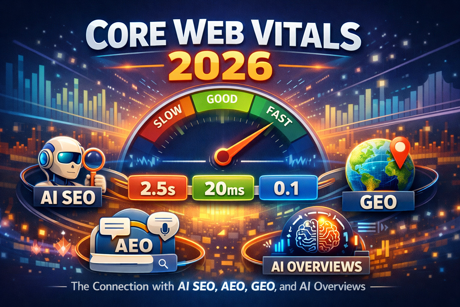 Core Web Vitals in 2026: The Connection with AI SEO, AEO, GEO, and AI Overviews