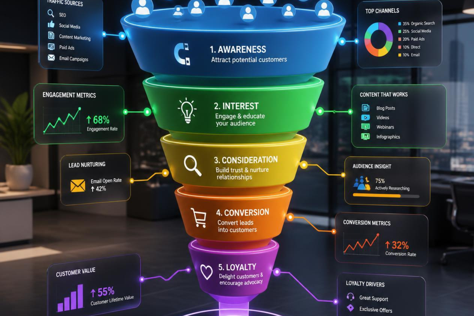 Digital Marketing Funnel Explained: From Awareness to Sales